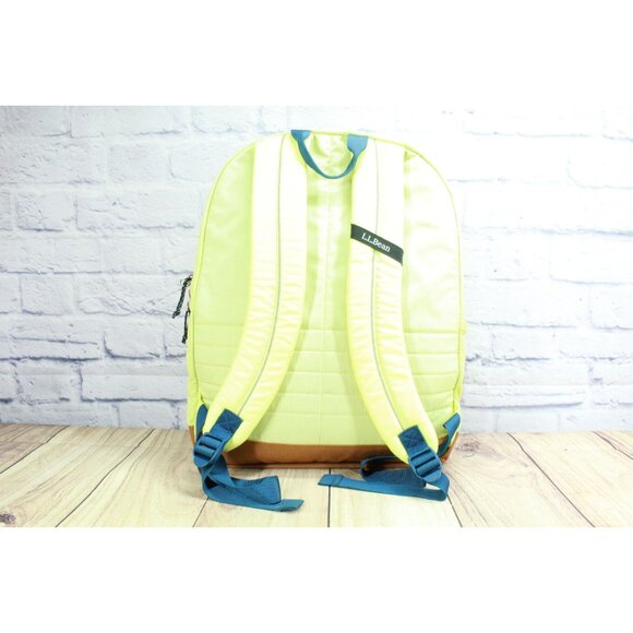 LL Bean Mountain Classic School Backpack 24L Laptop Casual Bag Yellow Brown main image 10